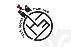 MunYee &amp; Hock Leong Wedding Logo Design